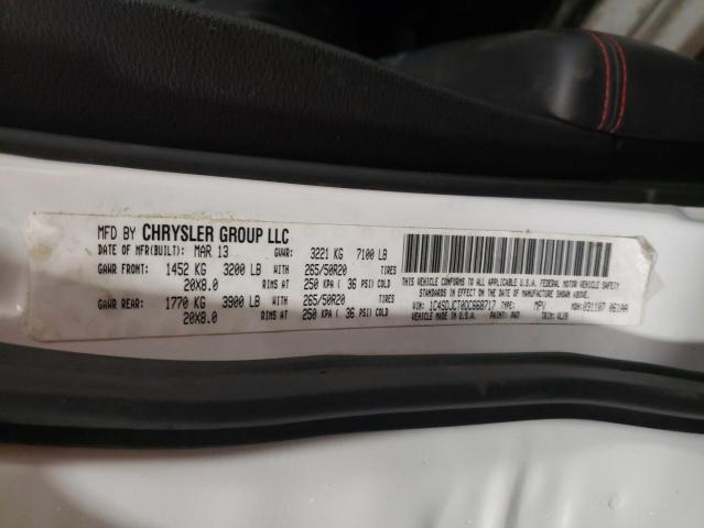 Photo 10 from auction – 2013 DODGE DURANGO R/ with VIN 1C4SDJCT0DC668717