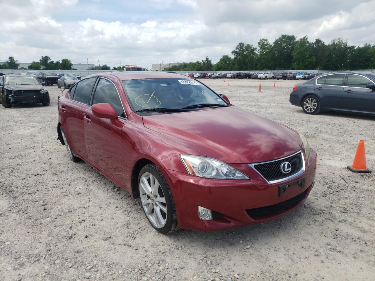 LEXUS IS 250 2007 with VIN JTHBK262875033508 - Photo from auction