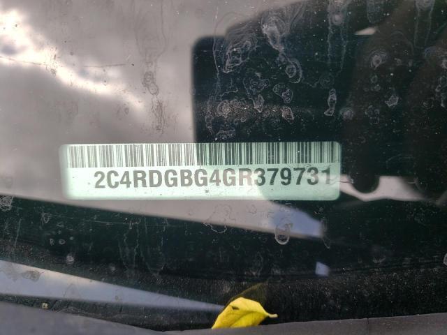 Photo 10 from auction – 2016 DODGE GRAND CARA with VIN 2C4RDGBG4GR379731