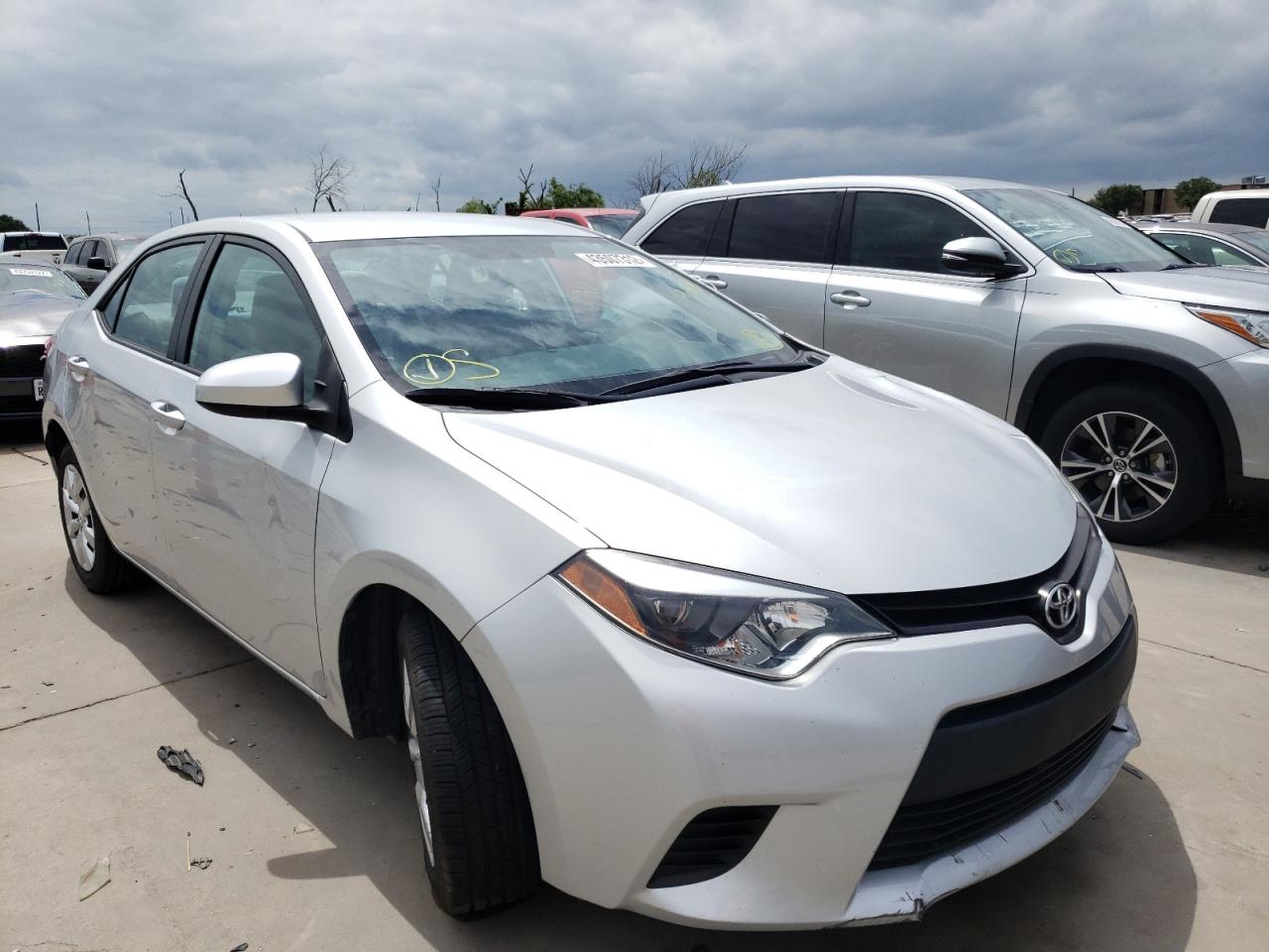 TOYOTA COROLLA L 2014 with VIN 5YFBURHE6EP127107 - Photo from auction