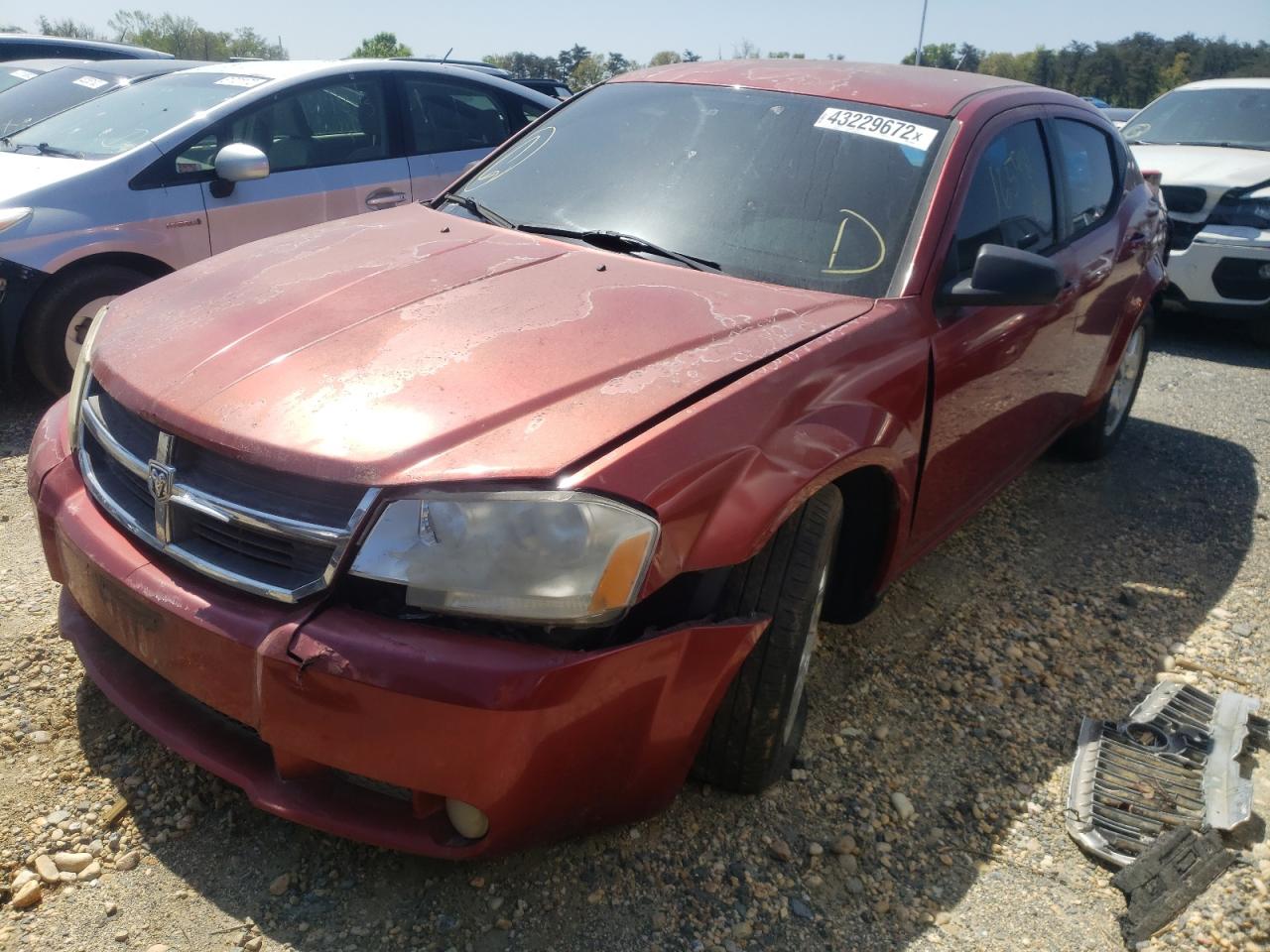 Photo 2 from auction – 2008 DODGE AVENGER SX with VIN 1B3LC56K28N632136