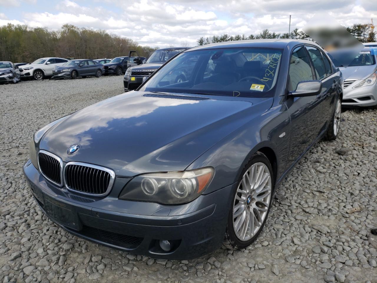 Photo 2 from auction – 2007 BMW 750 with VIN WBAHL83527DT10604