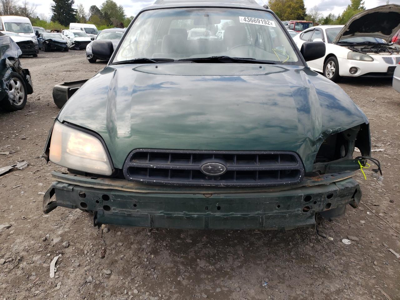 Photo 9 from auction – 2000 SUBARU LEGACY OUT with VIN 4S3BH6655Y7671481