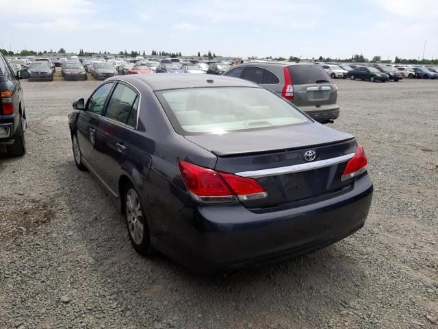 Photo 3 from auction – 2012 TOYOTA AVALON BAS with VIN 4T1BK3DB0CU464902