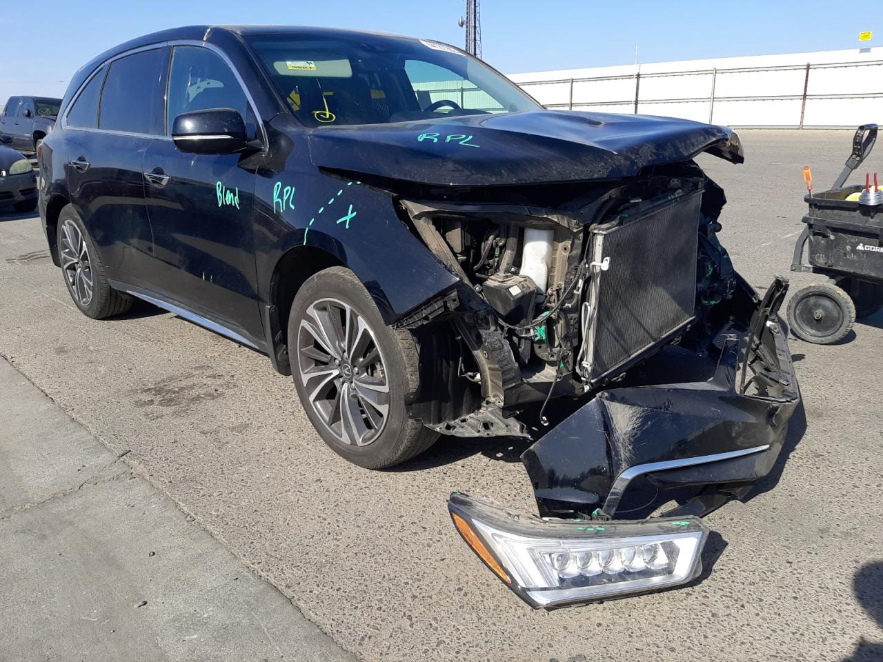 ACURA MDX TECHNO 2020 with VIN 5J8YD4H53LL019239 - Photo from auction