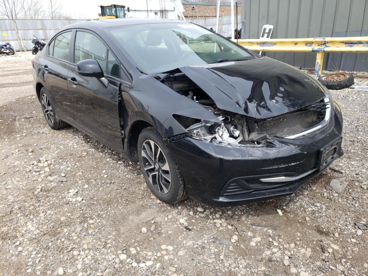 HONDA CIVIC EX 2013 with VIN 19XFB2F86DE097764 - Photo from auction