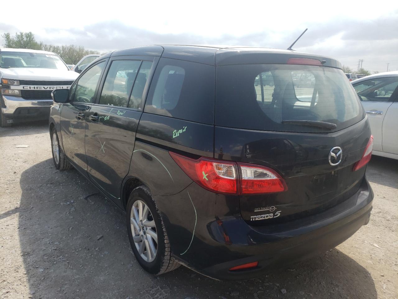 Photo 3 from auction – 2013 MAZDA 5 with VIN JM1CW2BL6D0156323