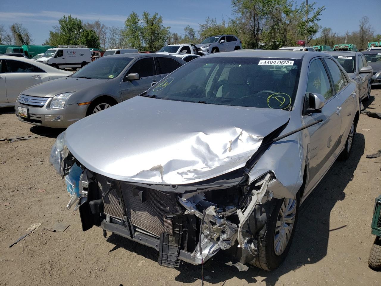 Photo 2 from auction – 2012 TOYOTA CAMRY BASE with VIN 4T4BF1FK9CR243472