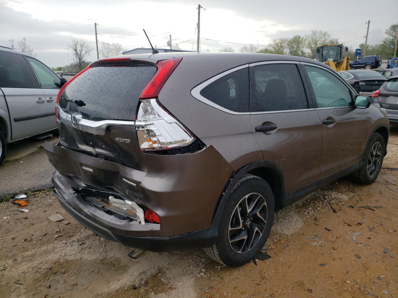Photo 4 from auction – 2016 HONDA CR-V SE with VIN 5J6RM4H42GL134831