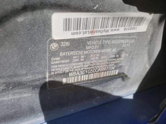 Photo 10 from auction – 2013 BMW 328 I SULE with VIN WBA3C1G50DNR47704