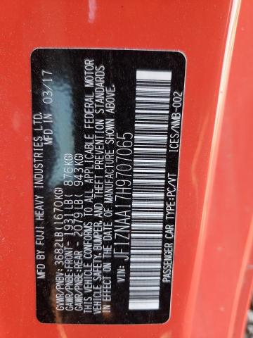 Photo 10 from auction – 2017 TOYOTA 86 BASE with VIN JF1ZNAA17H9707065