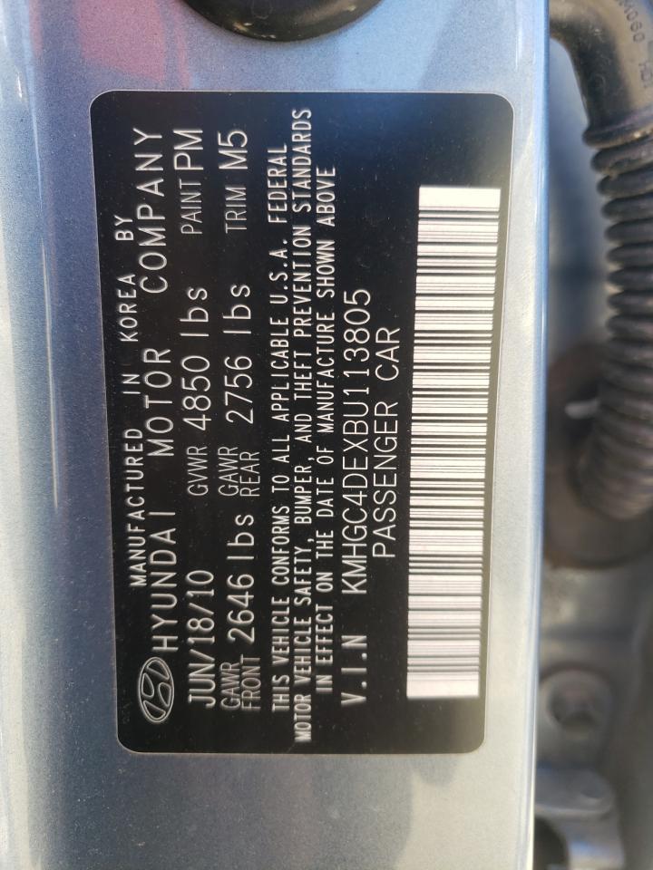 Photo 10 from auction – 2011 HYUNDAI GENESIS 3. with VIN KMHGC4DEXBU113805
