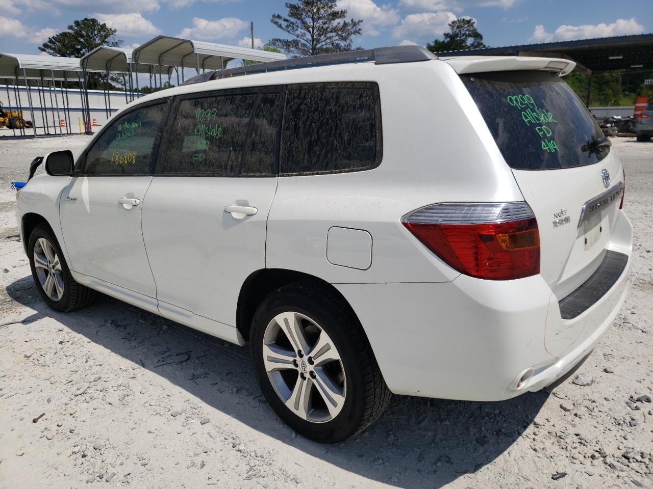 Photo 3 from auction – 2009 TOYOTA HIGHLANDER with VIN JTEDS43A992082802