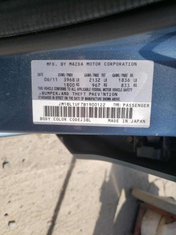 Photo 10 from auction – 2011 MAZDA 3 I with VIN JM1BL1UF7B1900122