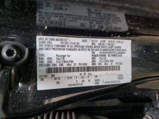 Photo 10 from auction – 2014 FORD FOCUS SE with VIN 1FADP3F27EL269809