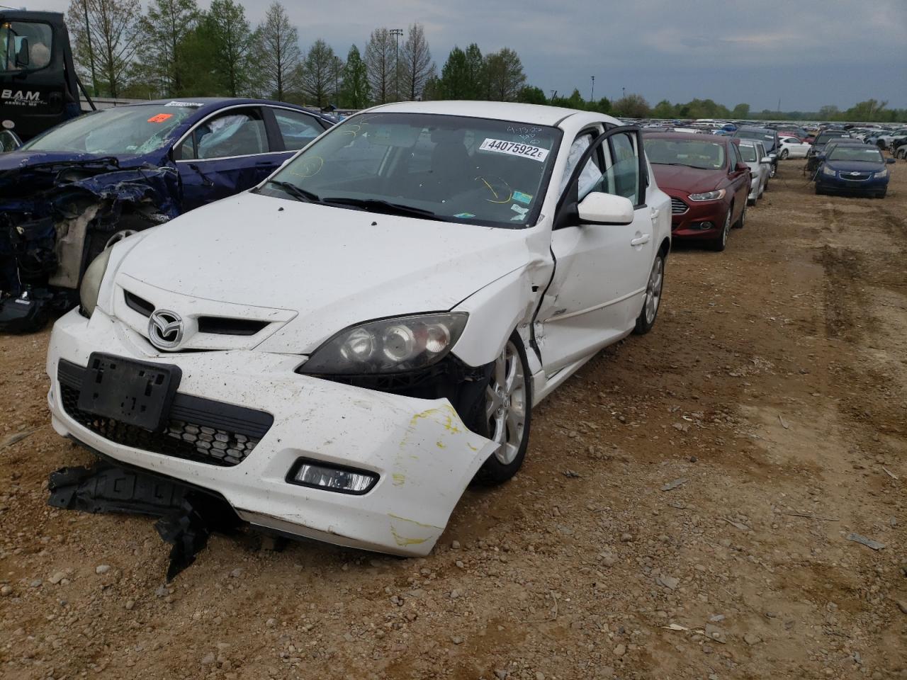 Photo 2 from auction – 2008 MAZDA 3 HATCHBAC with VIN JM1BK343281129890
