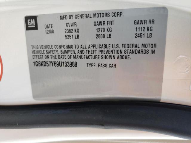 Photo 10 from auction – 2009 CADILLAC DTS with VIN 1G6KD57Y69U133988