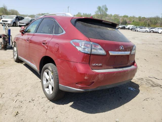 Photo 3 from auction – 2010 LEXUS RX 350 with VIN 2T2BK1BAXAC019253