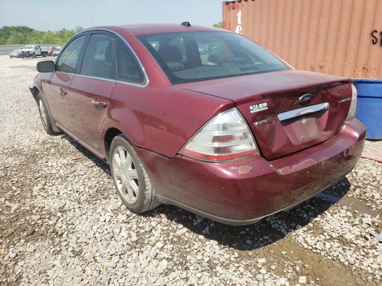 Photo 3 from auction – 2008 FORD TAURUS LIM with VIN 1FAHP25W68G145348