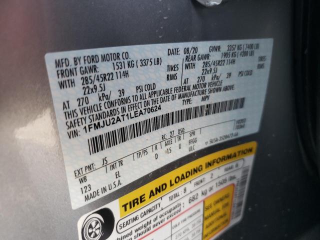 Photo 1 from auction – 2020 FORD EXPEDITION with VIN 1FMJU2AT1LEA70624