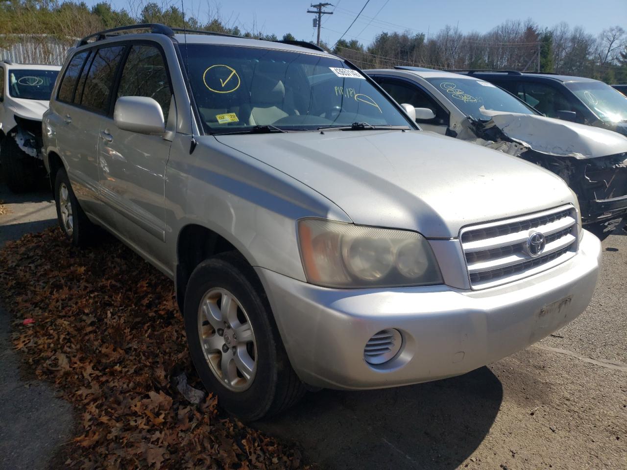 TOYOTA HIGHLANDER 2003 with VIN JTEHF21A730116848 - Photo from auction