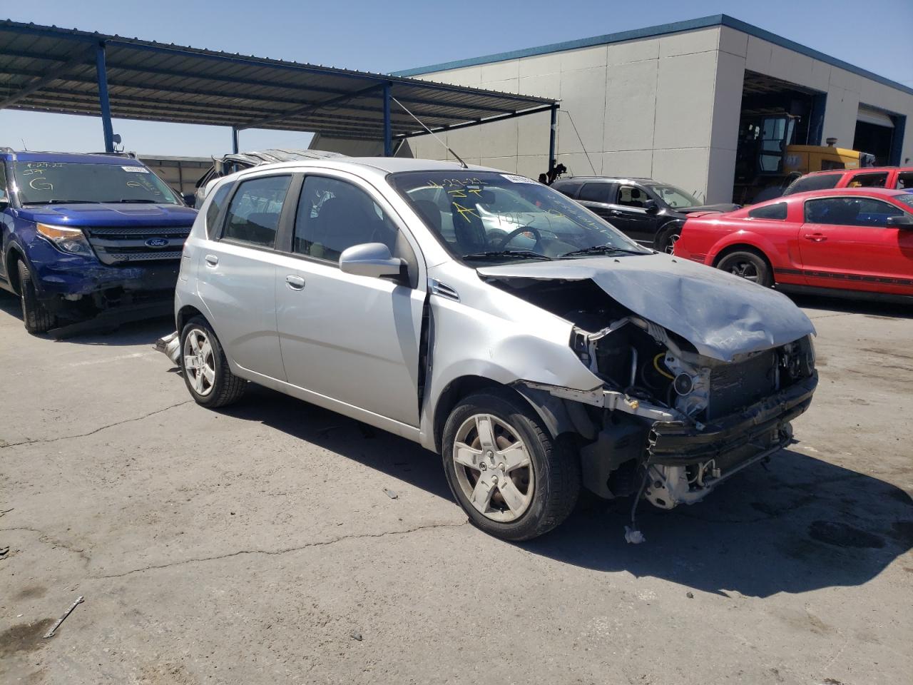 CHEVROLET AVEO LT 2009 with VIN KL1TG66E99B392709 - Photo from auction