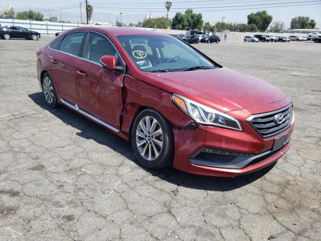 HYUNDAI SONATA SPO 2015 with VIN 5NPE34AF8FH076732 - Photo from auction