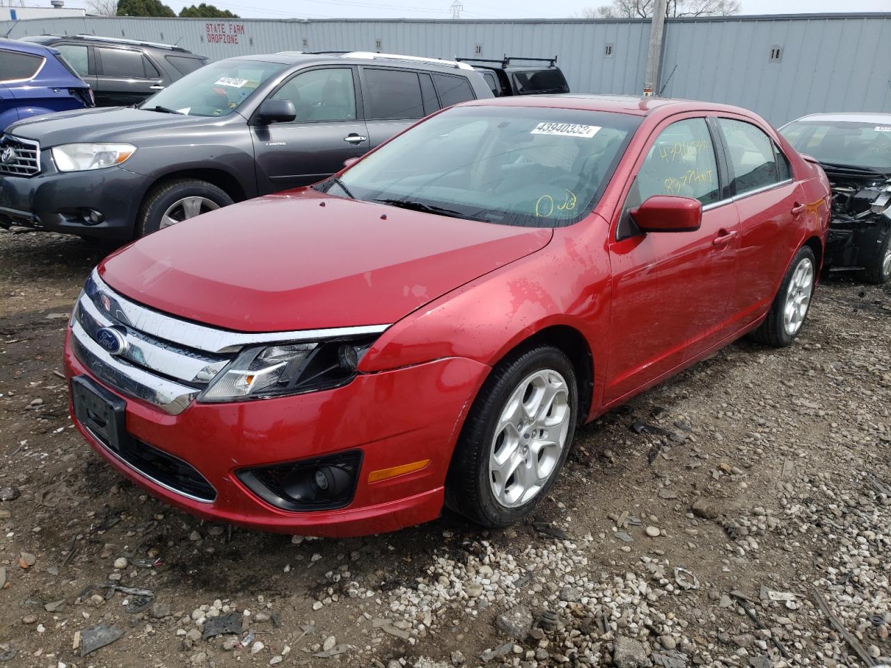 Photo 2 from auction – 2010 FORD FUSION SE with VIN 3FAHP0HA5AR416645