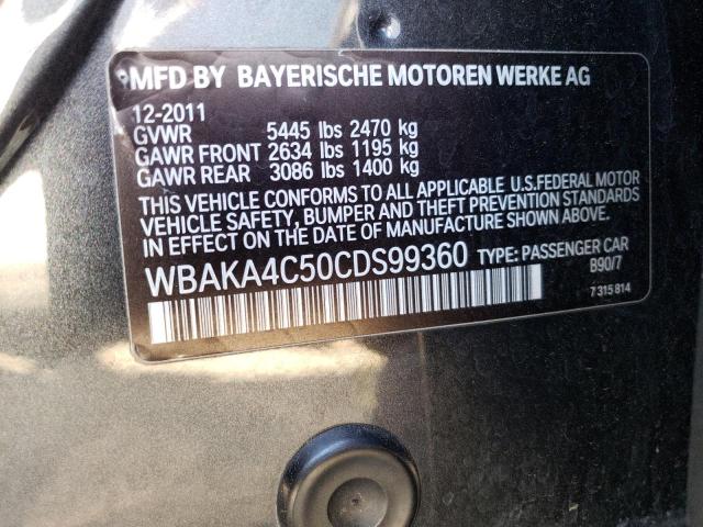Photo 10 from auction – 2012 BMW 740 I with VIN WBAKA4C50CDS99360