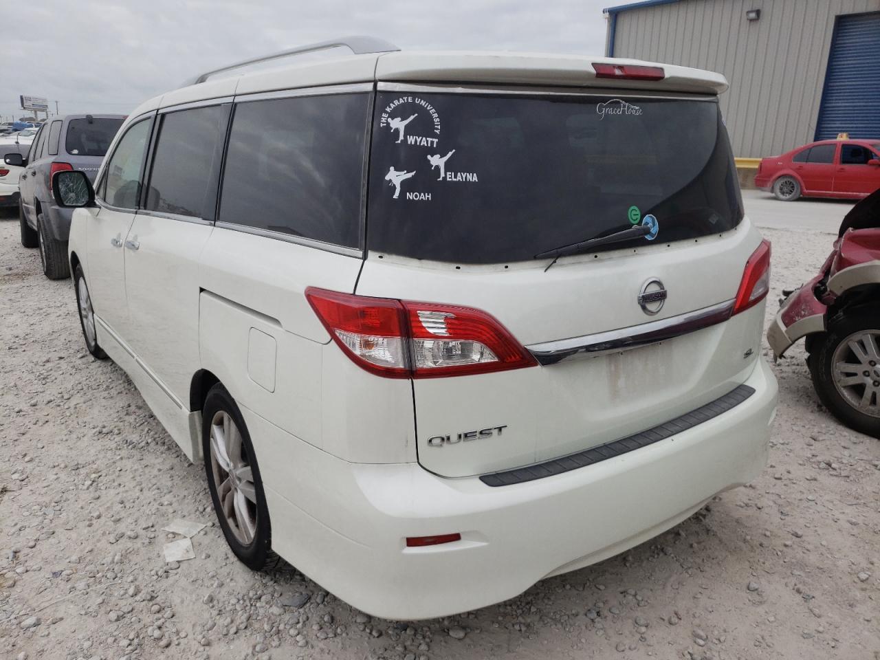 Photo 3 from auction – 2012 NISSAN QUEST S with VIN JN8AE2KP9C9033434