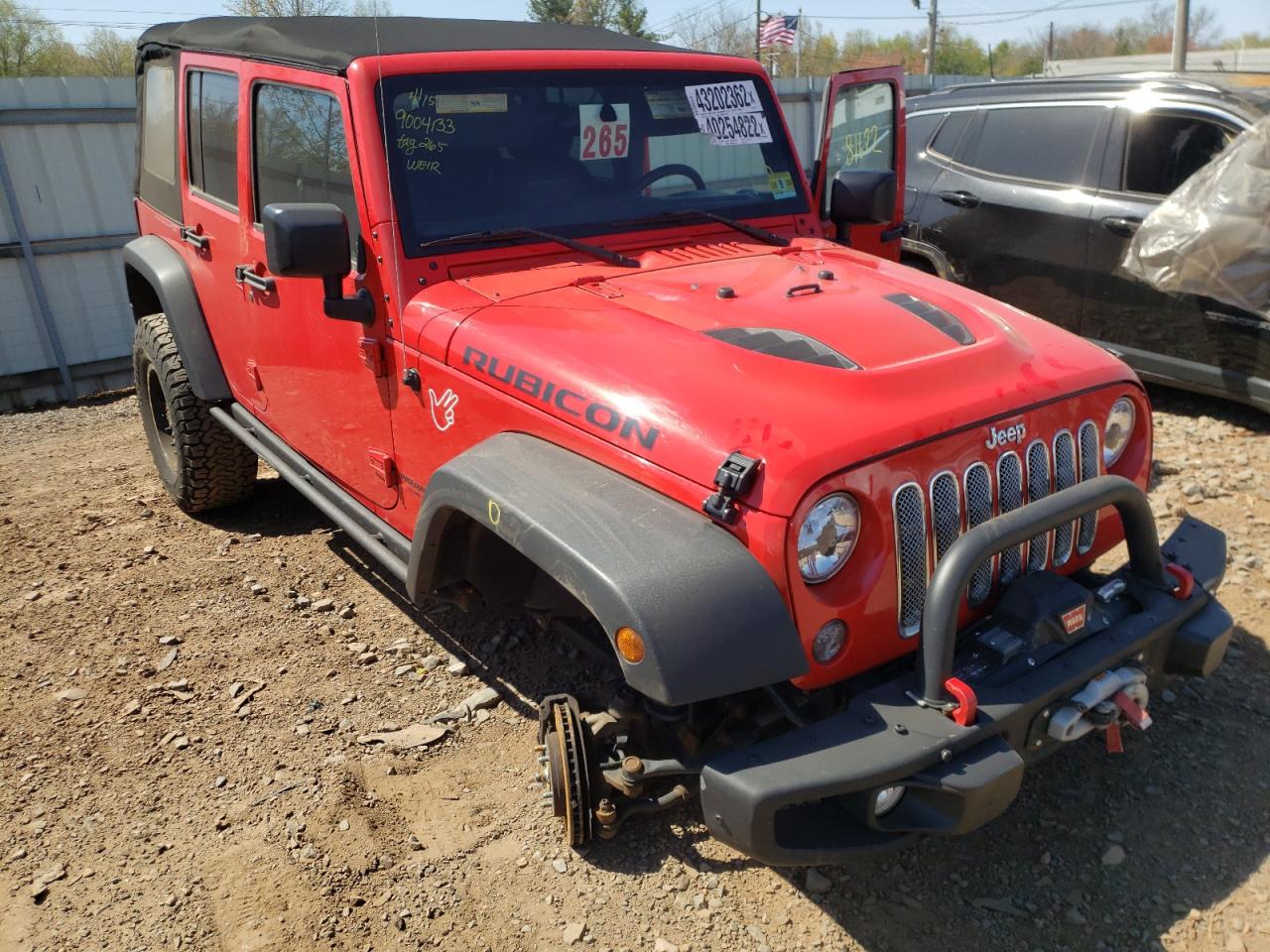 Photo 1 from auction – 2015 JEEP WRANGLER U with VIN 1C4HJWFG9FL527582