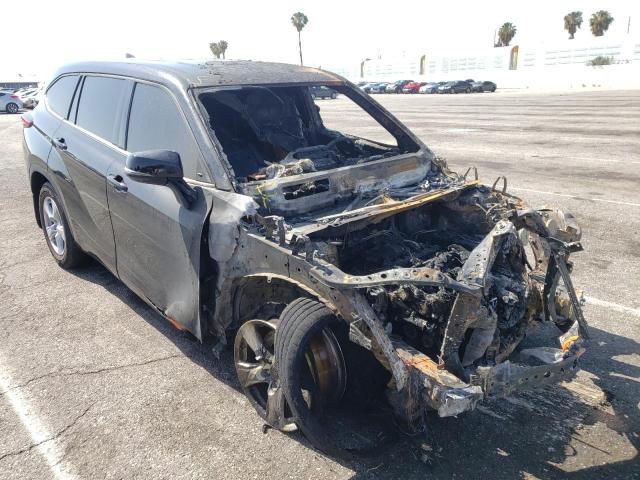 TOYOTA HIGHLANDER 2021 with VIN 5TDCZRAH0MS082570 - Photo from auction