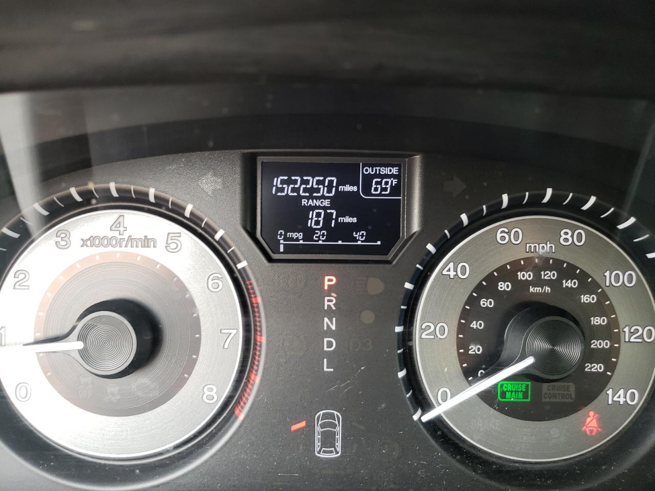 Photo 8 from auction – 2012 HONDA ODYSSEY EX with VIN 5FNRL5H69CB027384