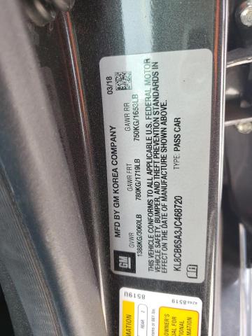 Photo 10 from auction – 2018 CHEVROLET SPARK LS with VIN KL8CB6SA3JC468720