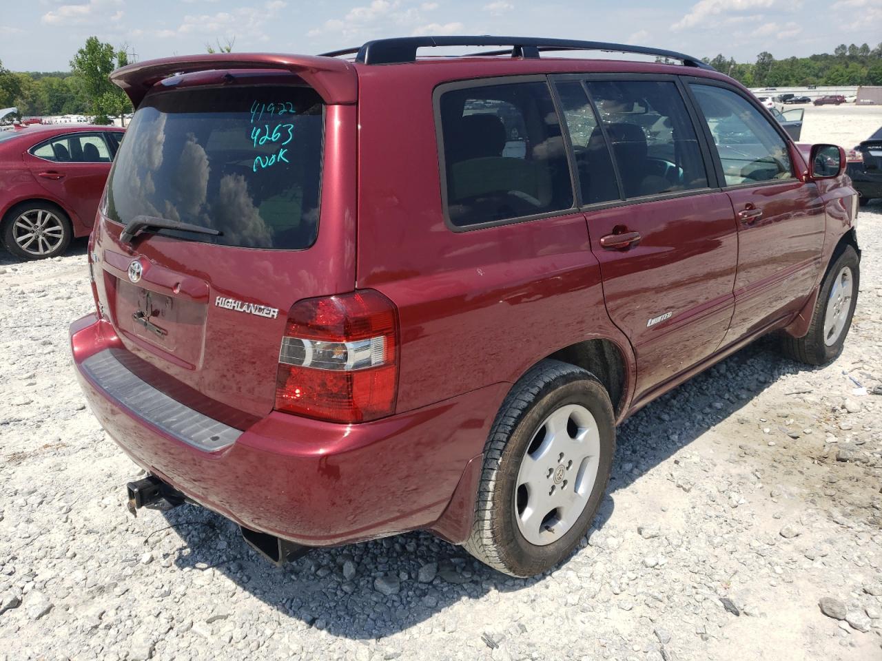 Photo 4 from auction – 2007 TOYOTA HIGHLANDER with VIN JTEEP21A670204263