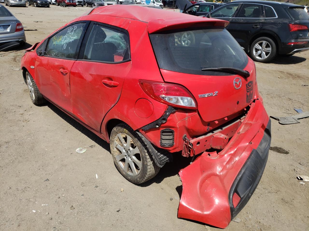 Photo 3 from auction – 2014 MAZDA MAZDA2 TOU with VIN JM1DE1LZ2E0179197