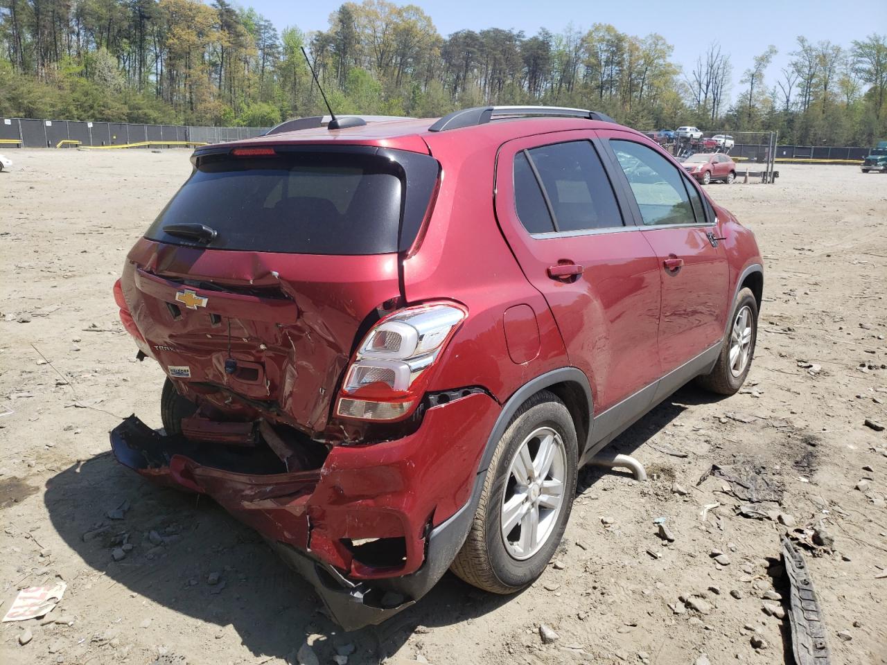 Photo 4 from auction – 2020 CHEVROLET TRAX 1LT with VIN 3GNCJLSB5LL181878