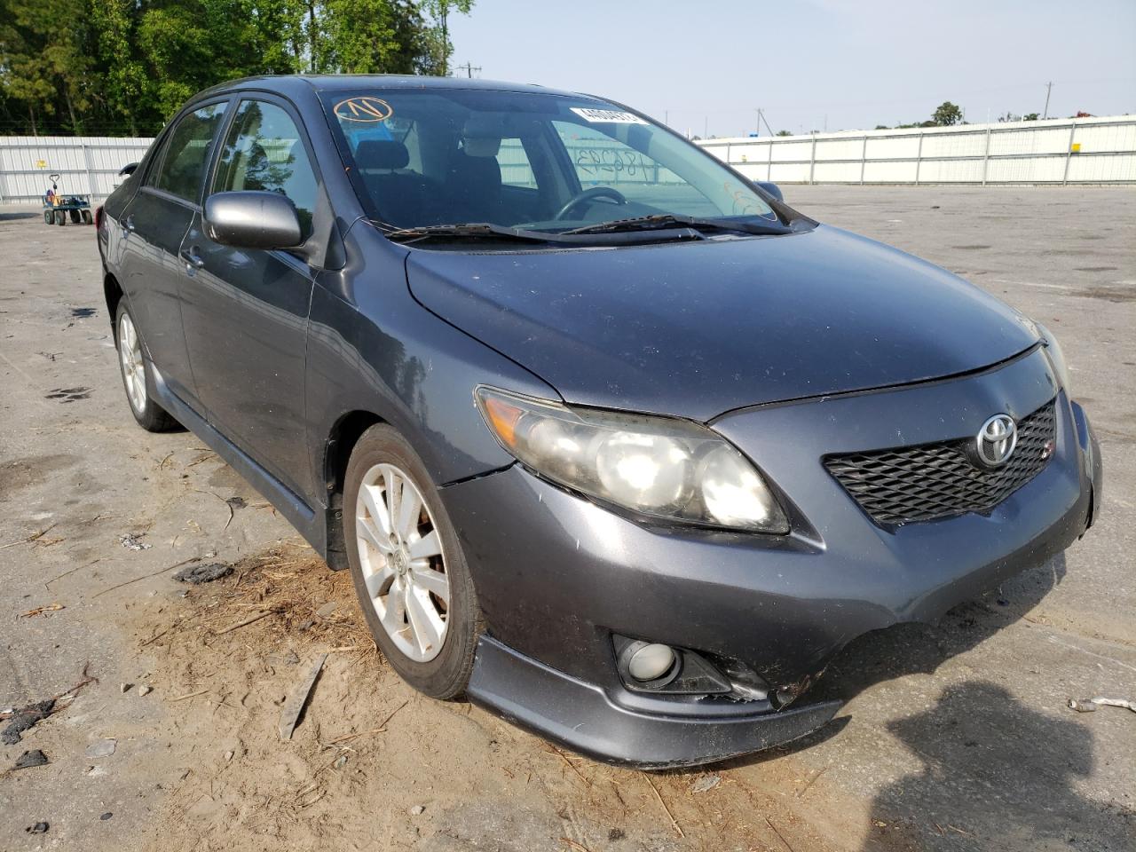 TOYOTA COROLLA BA 2009 with VIN 2T1BU40E59C177551 - Photo from auction