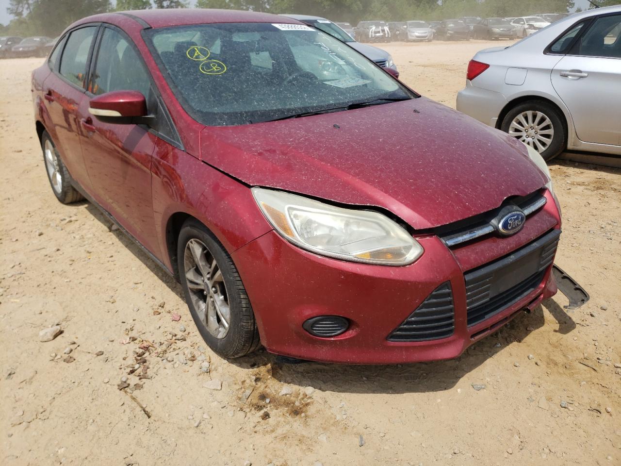 FORD FOCUS SE 2014 with VIN 1FADP3F22EL126704 - Photo from auction