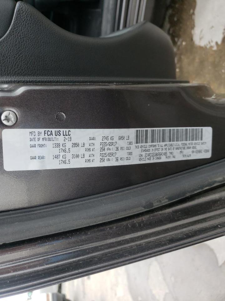 Photo 10 from auction – 2019 DODGE GRAND CARA with VIN 2C4RDGEG8KR641495