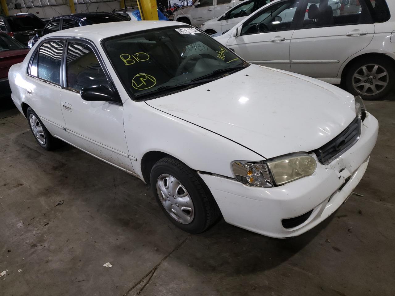 TOYOTA COROLLA CE 2002 with VIN 1NXBR12E12Z616102 - Photo from auction