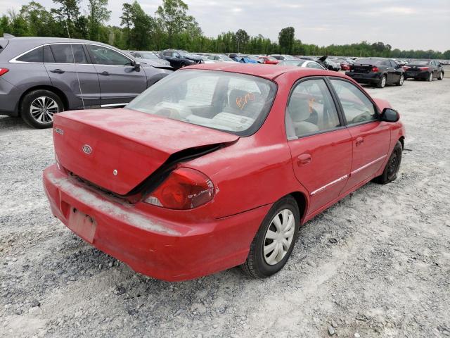 Photo 4 from auction – 2003 KIA SPECTRA BA with VIN KNAFB121735259198