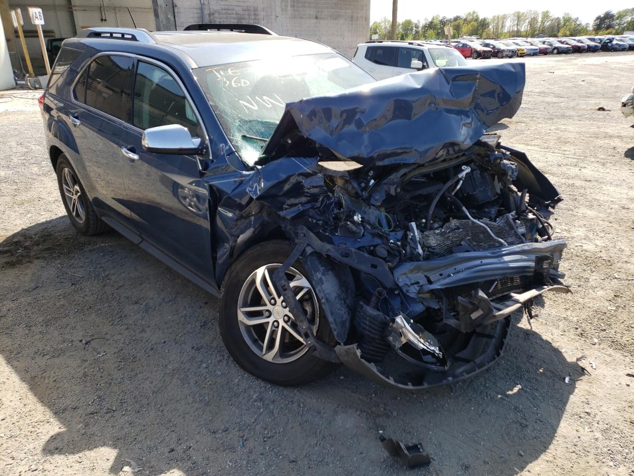 CHEVROLET EQUINOX PR 2017 with VIN 2GNFLGEK4H6236908 - Photo from auction
