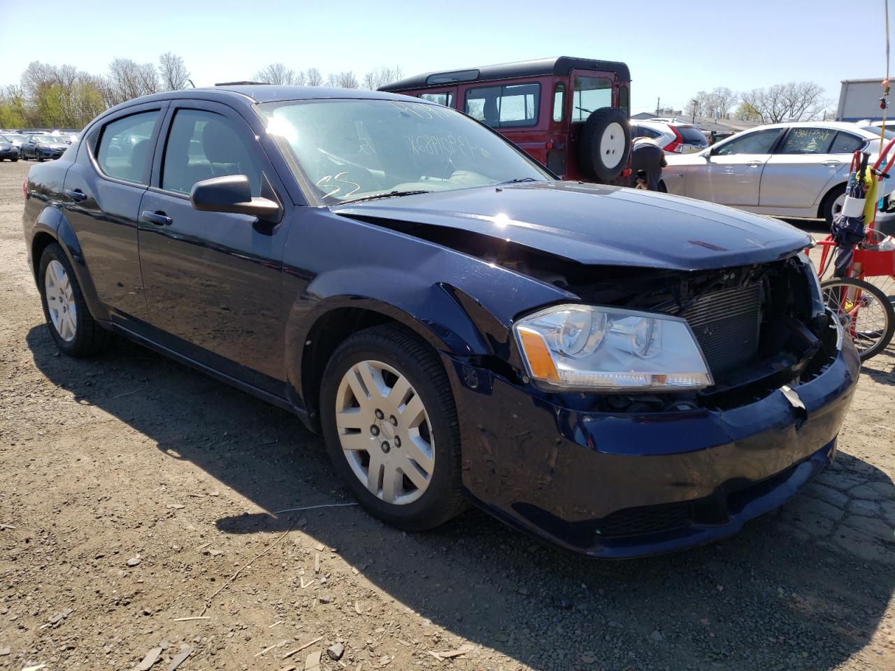 DODGE AVENGER SE 2013 with VIN 1C3CDZAB4DN710750 - Photo from auction