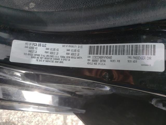 Photo 10 from auction – 2015 CHRYSLER 200 LIMITE with VIN 1C3CCCAB9FN745402