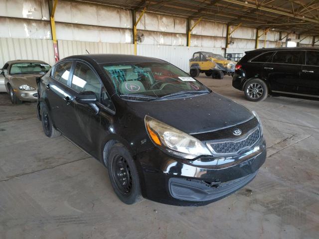 KIA RIO LX 2013 with VIN KNADM4A3XD6307293 - Photo from auction