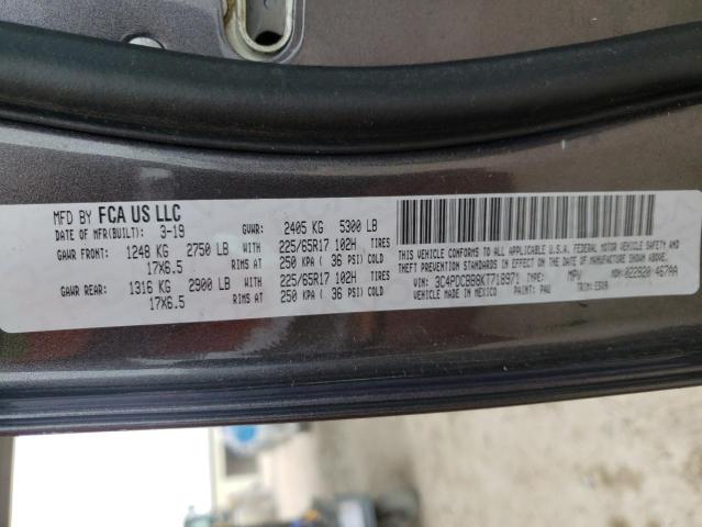 Photo 10 from auction – 2019 DODGE JOURNEY SE with VIN 3C4PDCBB8KT718971