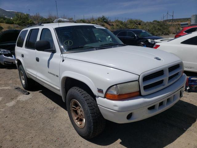 DODGE DURANGO 2000 with VIN 1B4HS28Z2YF184682 - Photo from auction