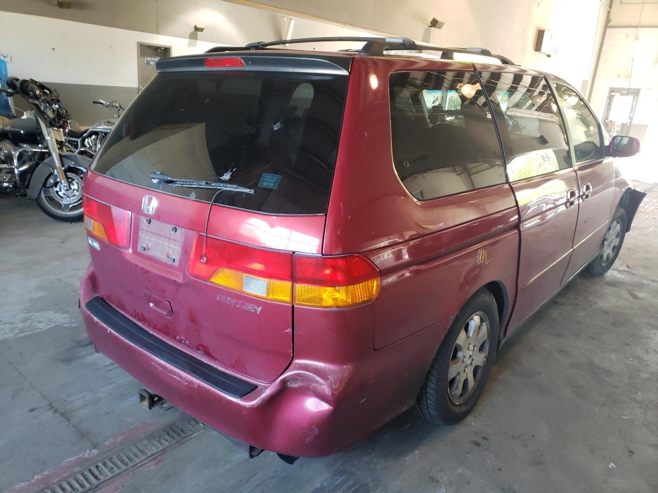 Photo 4 from auction – 2002 HONDA ODYSSEY EX with VIN 2HKRL18632H545970