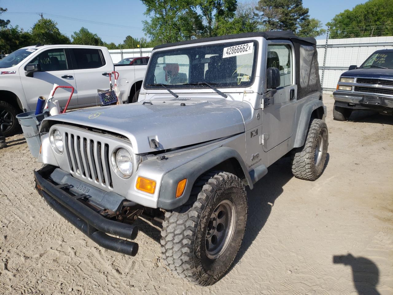 Photo 2 from auction – 2006 JEEP WRANGLER X with VIN 1J4FA39S66P764765